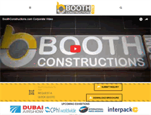 Tablet Screenshot of boothconstructions.com